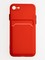 Накладка силиконовая Winter с кардхолдером для Apple iPhone 7/8/SE 2020 красная - фото 63969