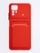 Накладка силиконовая Winter с кардхолдером для Xiaomi Redmi Note 12S красная - фото 63814