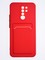 Накладка силиконовая Winter с кардхолдером для Xiaomi Redmi 9 красная - фото 64043
