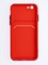 Накладка силиконовая Winter с кардхолдером для Apple iPhone 6/6S красная - фото 64619