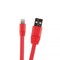 USB кабель Remax Full Speed RC-001i на Lightning 1м красный - фото 12307