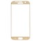 Защитное стекло 2D полноэкранное (с закруглёнными краями) на Samsung Galaxy S7 золотистое - фото 15766